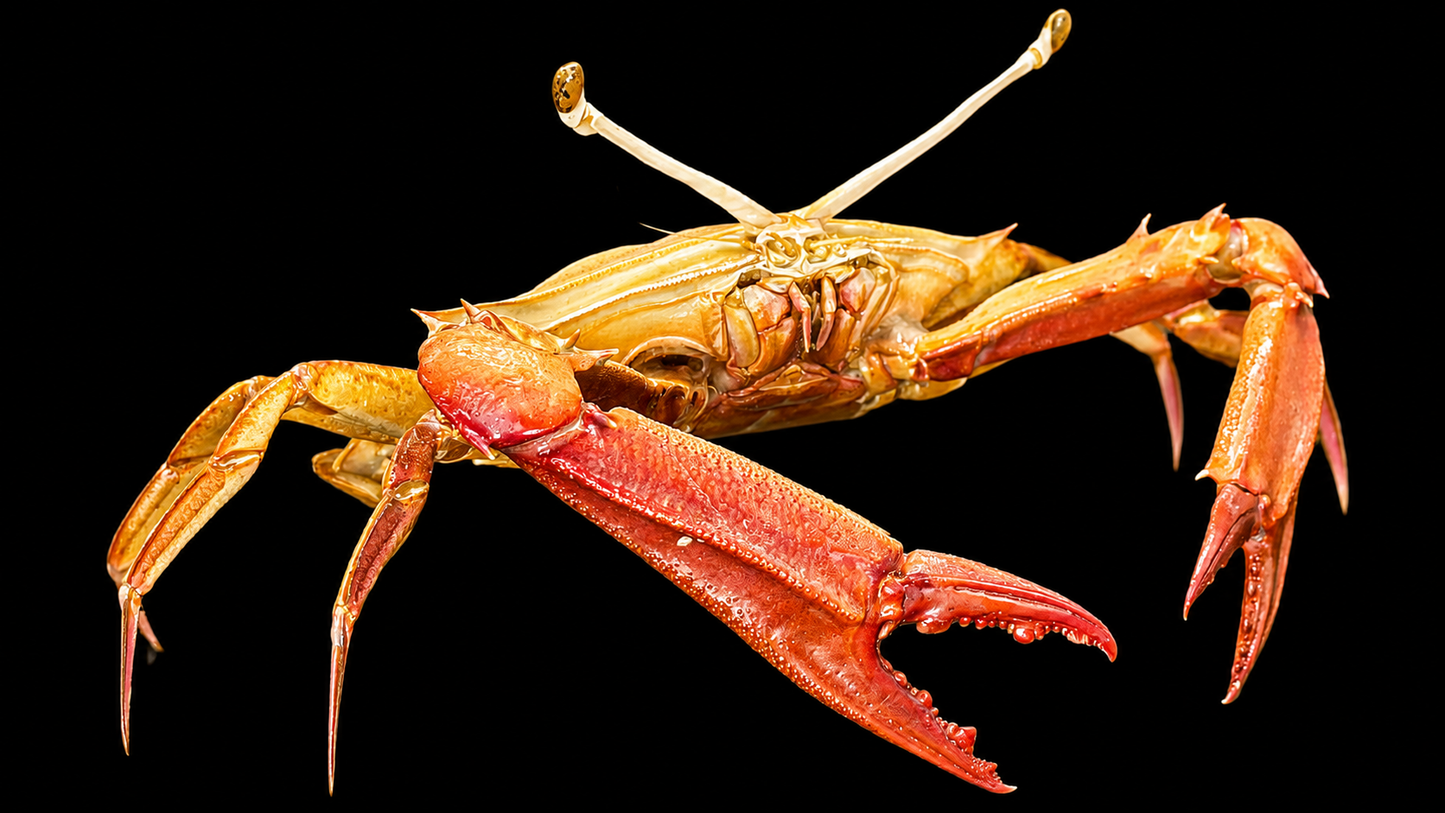 Blunt-tooth Swimming Crab (Callinectes bocourti) | Preserved Crab Specimen | Real Marine Crab