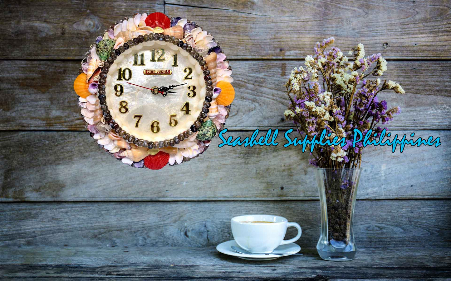 Seashell Assorted Wall Clock