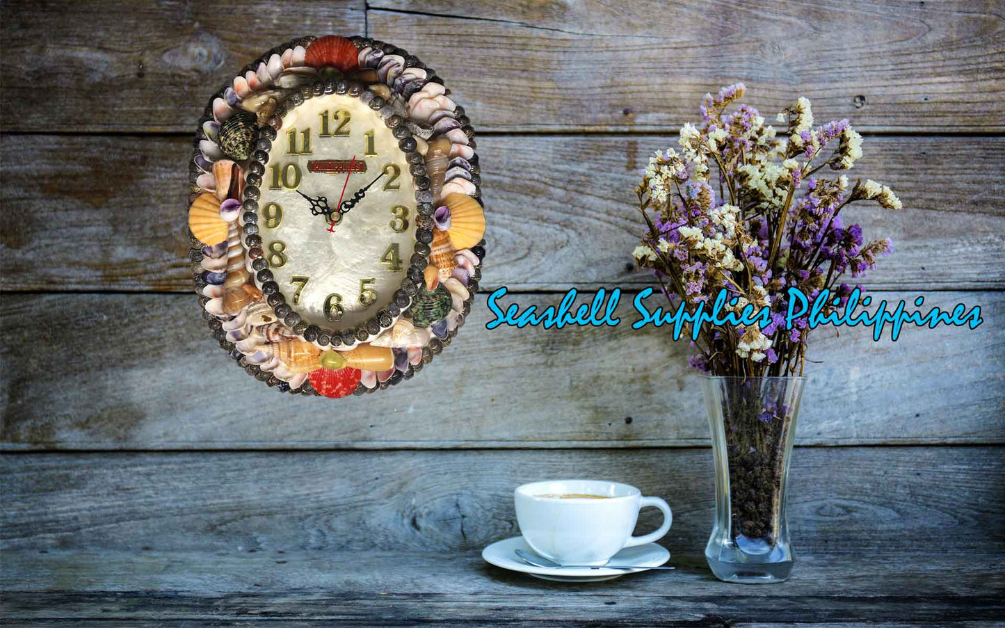 Seashell Assorted Wall Clock