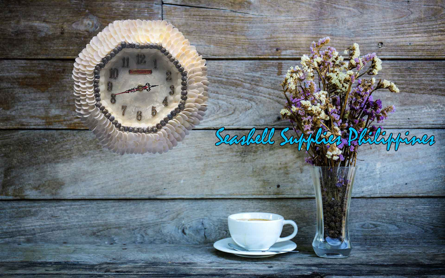 Seashell Wall Clock