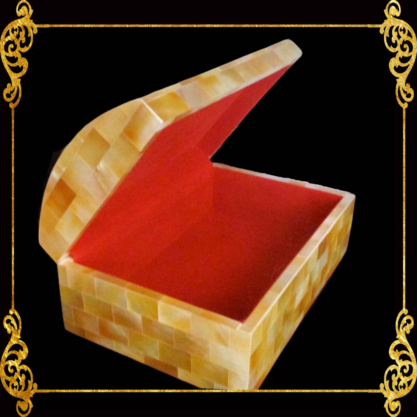 Jewelry Box | Mop Shell | Medium | Curve Top