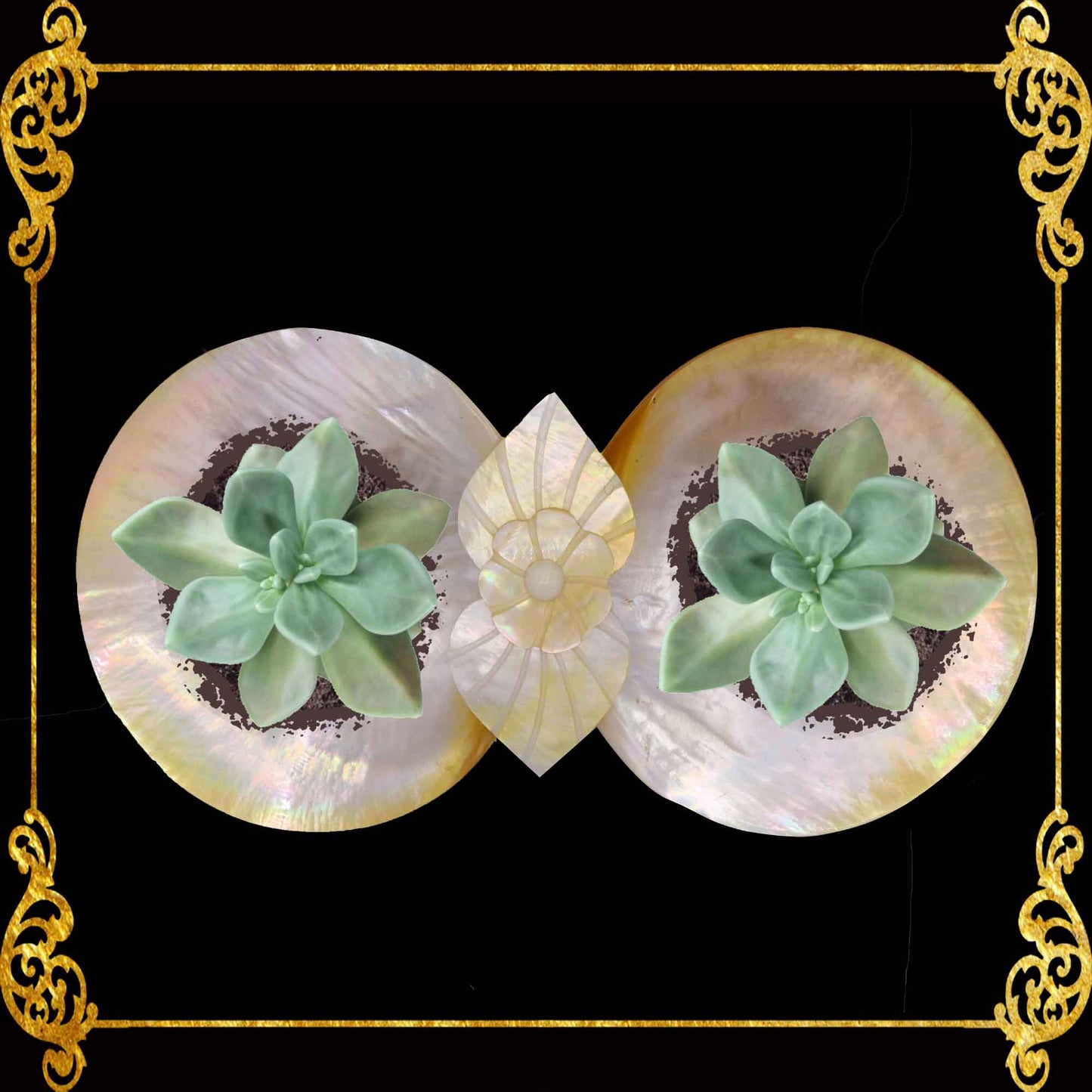 Mother of Pearl Flower Dish & Trinket Tray
