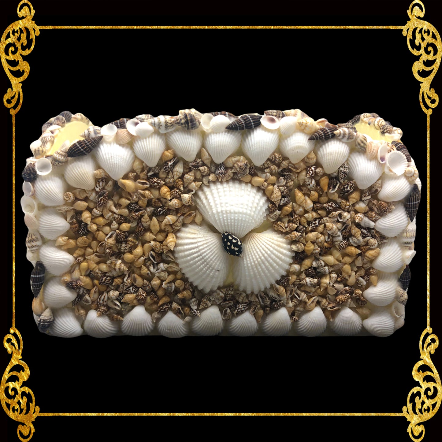 Seashell Phone or Remote Holder Design 1