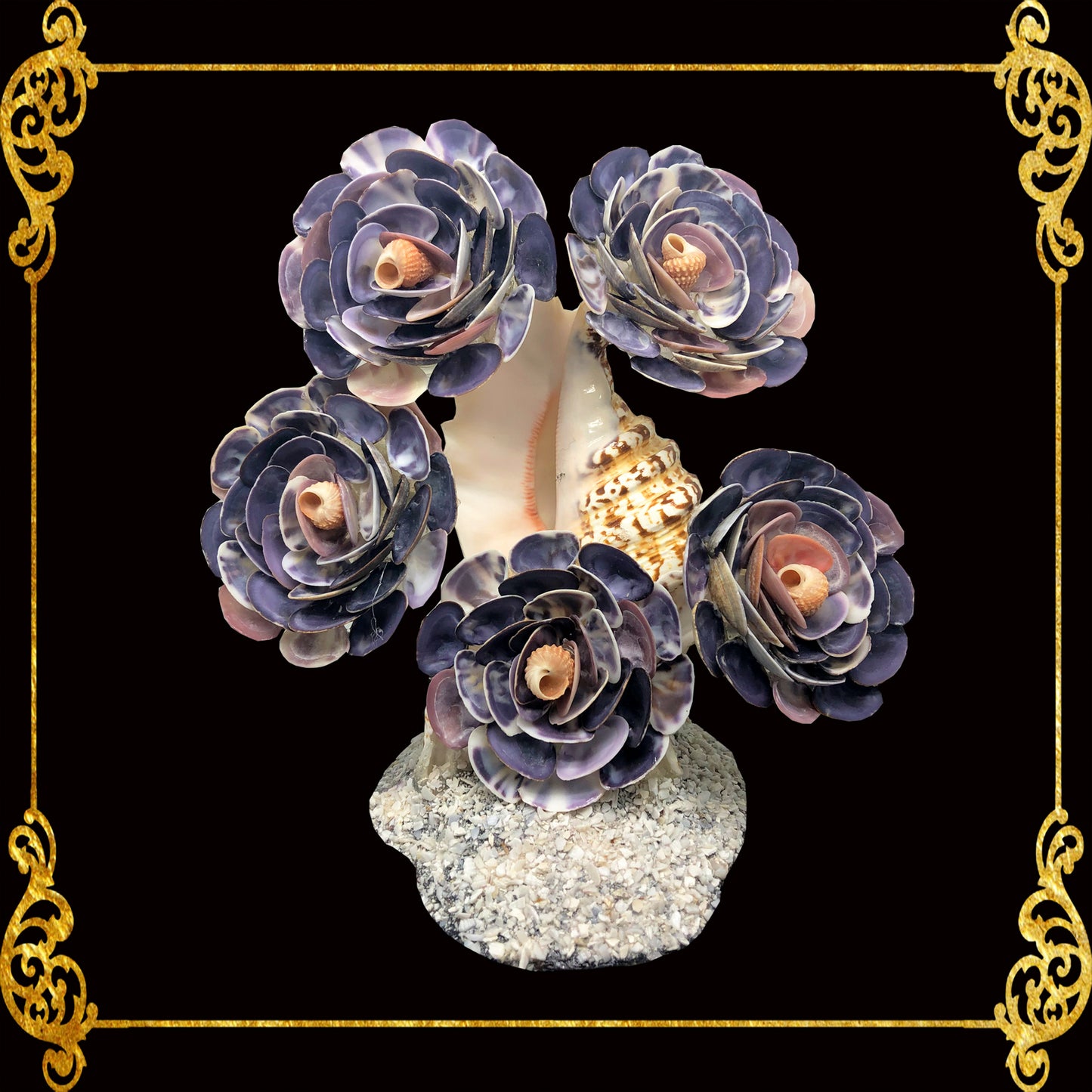 Shell Flower Centerpiece