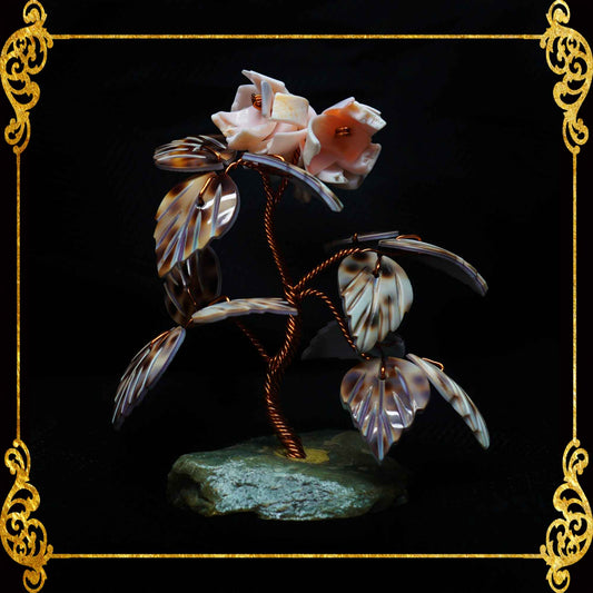 Seashell Table Ornament | Paper Weight | Seashell Flower 1