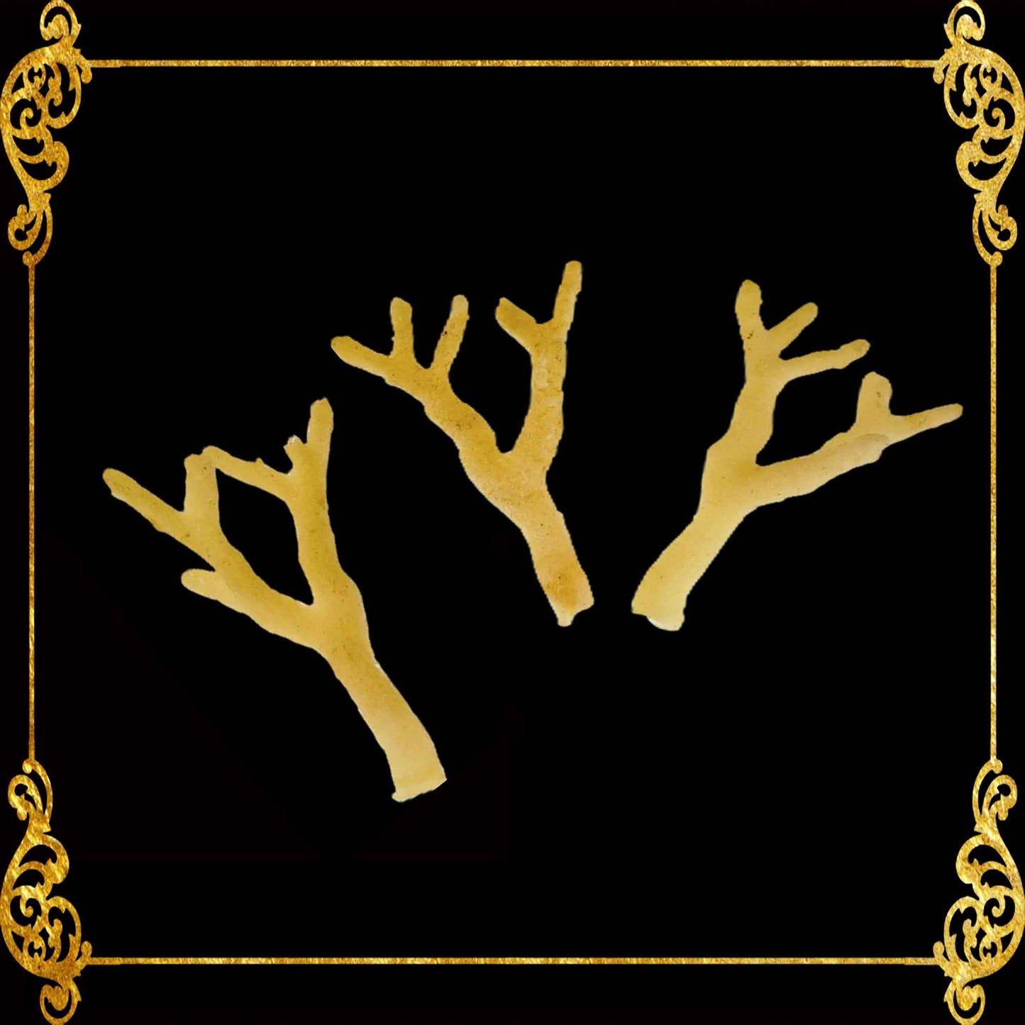 1 Piece | Fake Coral | Made of Resins | Yellowish | Aquarium Decorations