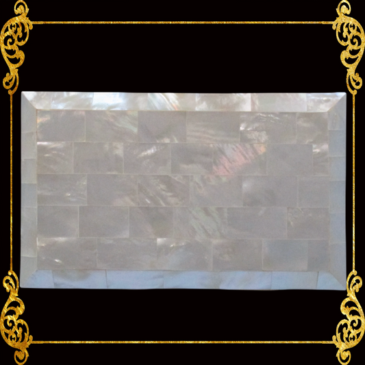 Jewelry Box | White Shell | Flat Top | Xs