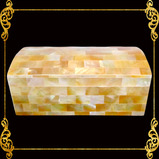 Jewelry Box | Mop Shell | Large | Curve Top A