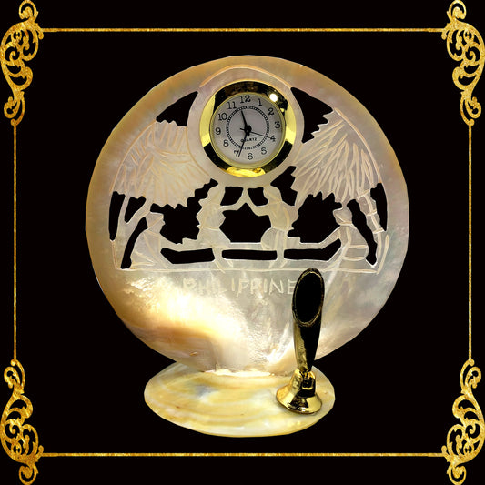 Pen Holder | MOP Tinikling With Clock