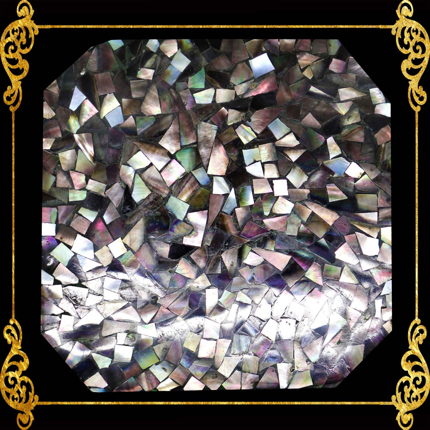 Coaster Made of Capiz Shells Design 1
