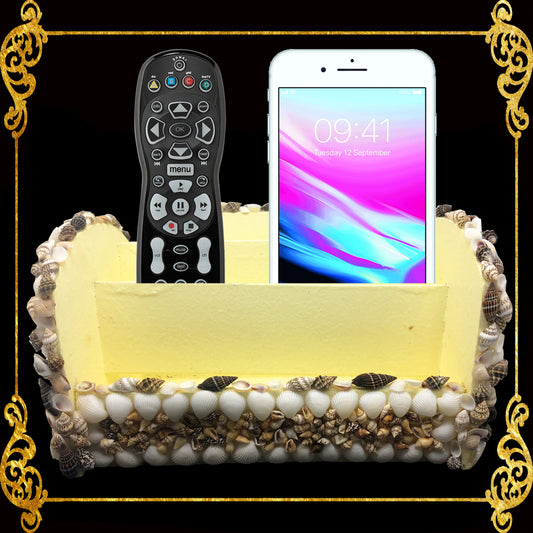 Seashell Phone or Remote Holder Design 1