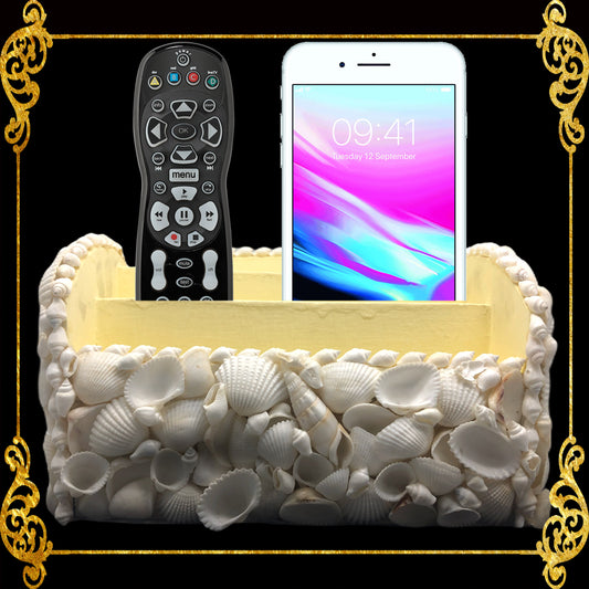 Seashell Phone or Remote Holder Design 3