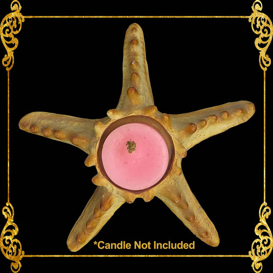 Seashell Candle in Glass with Shell Flower Accent III