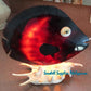 Fish Lamp | Black Maroon With Tonna Galea