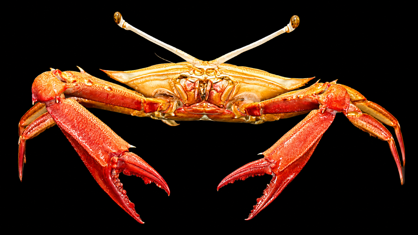 Blunt-tooth Swimming Crab (Callinectes bocourti) | Preserved Crab Specimen | Real Marine Crab