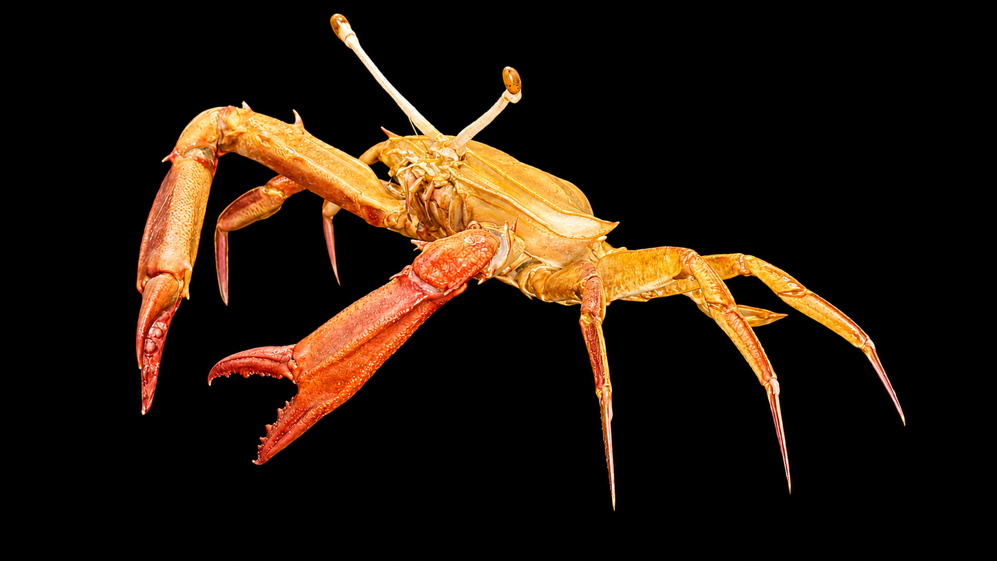 Blunt-tooth Swimming Crab (Callinectes bocourti) | Preserved Crab Specimen | Real Marine Crab