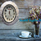 Seashell Oval Wall Clock