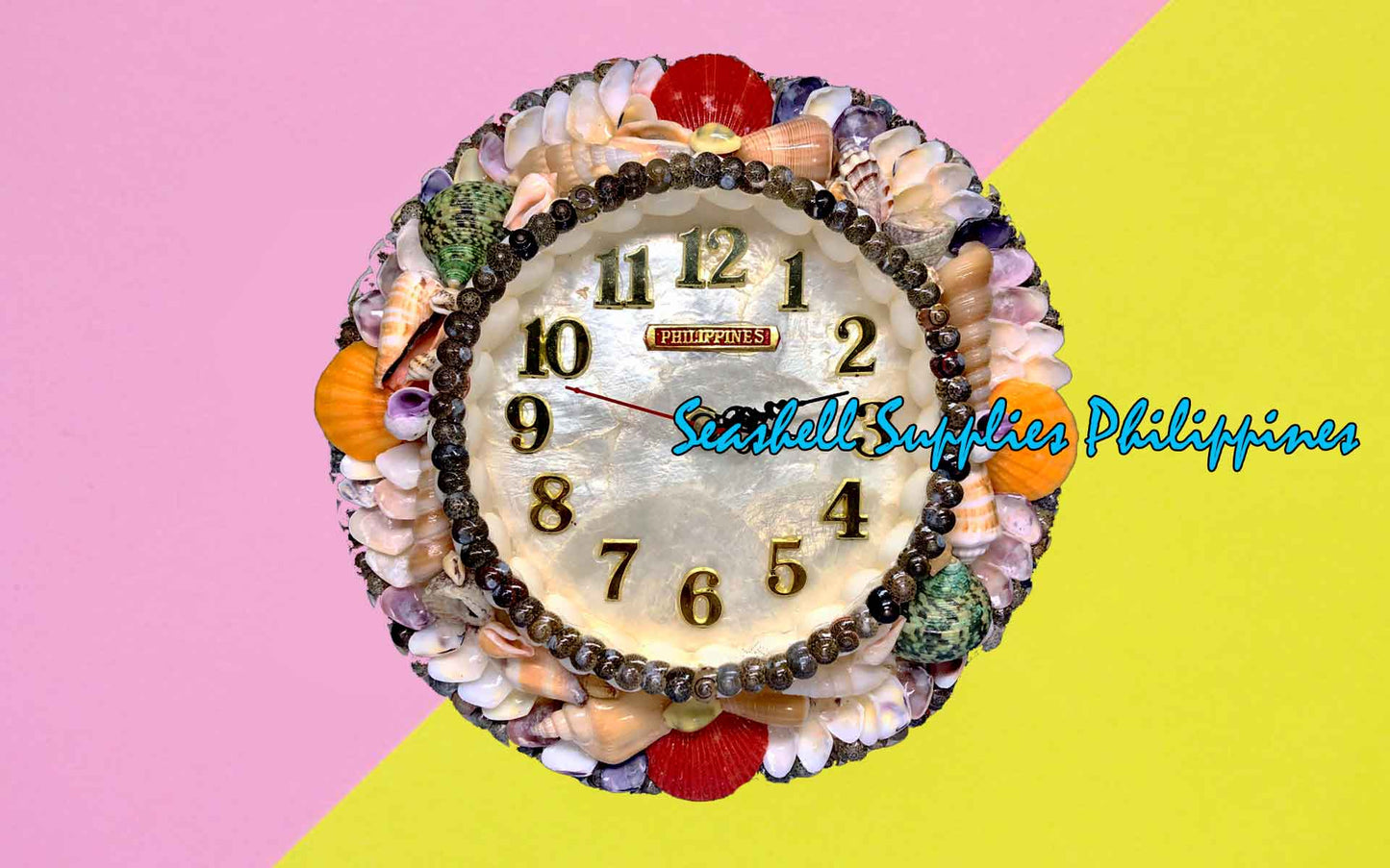Seashell Assorted Wall Clock