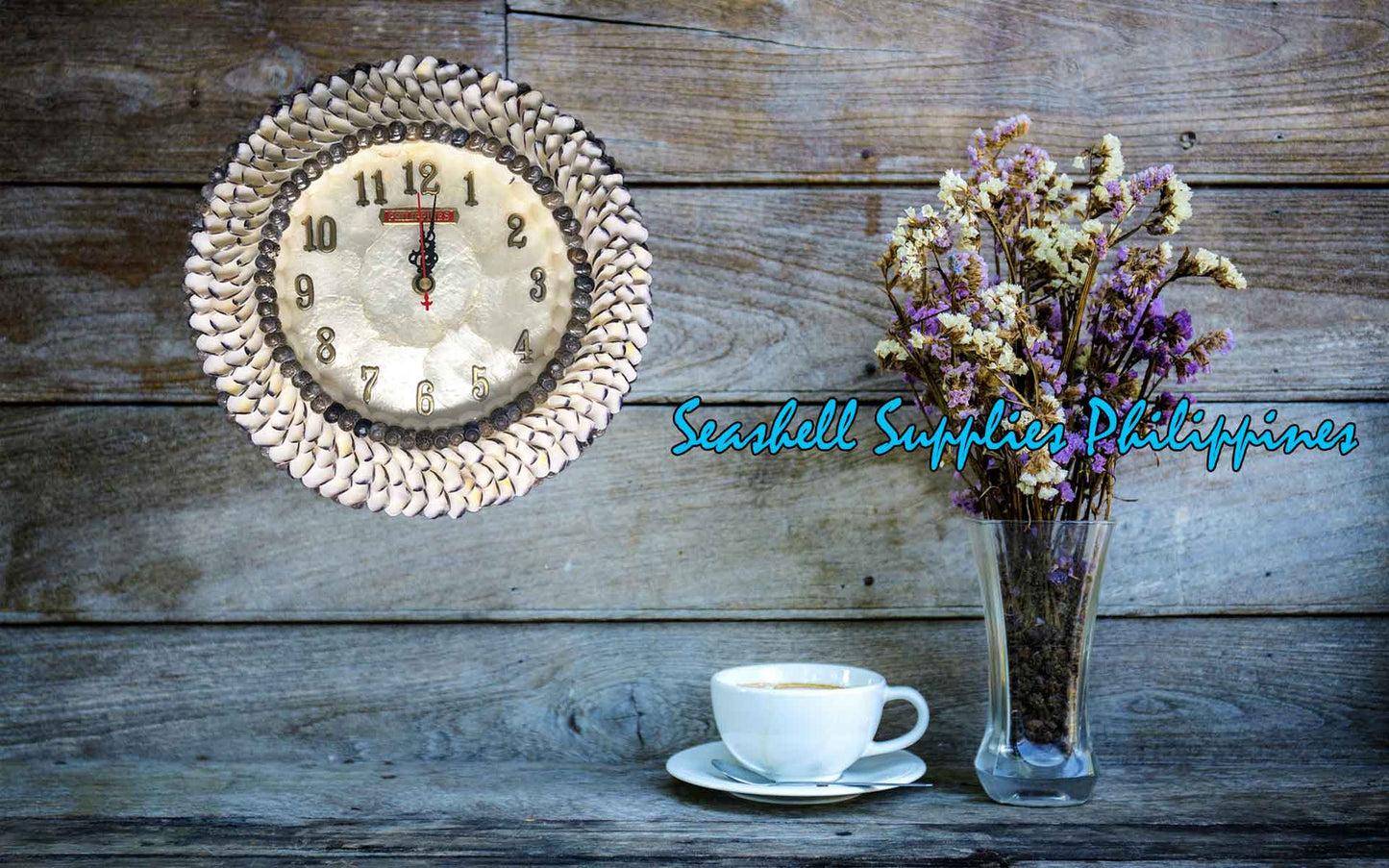 Seashell Wall Clock