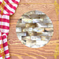 Coaster Made of Capiz Shells Design