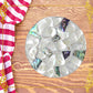 Coaster Made of Capiz Shells Design