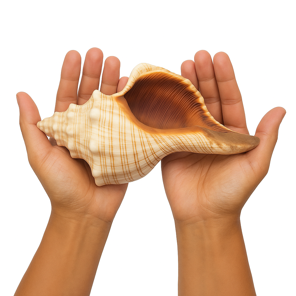 Fasciolaria | Trapezium Horse Conch | 8 - 9 Inches | Large