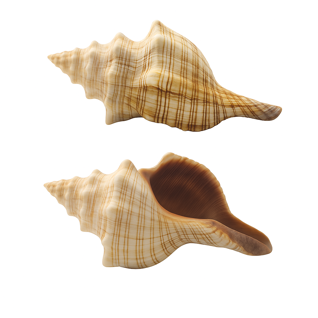 Fasciolaria | Trapezium Horse Conch | 8 - 9 Inches | Large