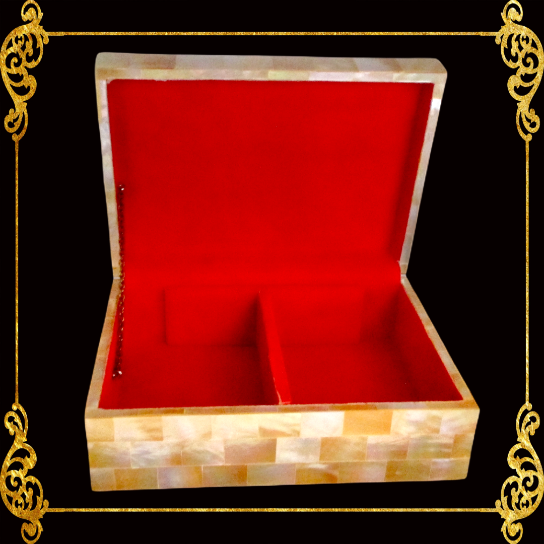 Jewelry Box | Mop Shell | Large | Curve Top