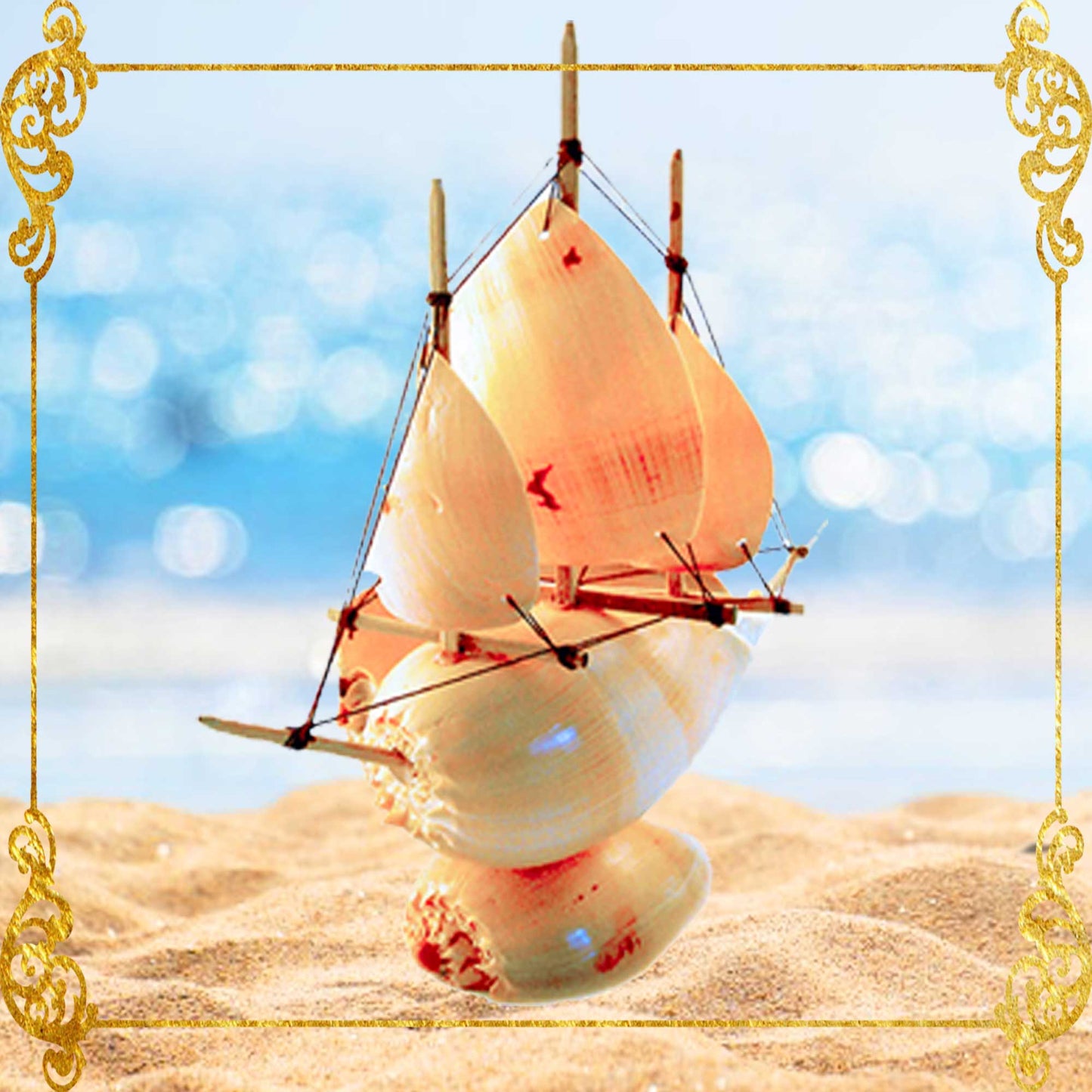 Seashell Boat | Made of Real Melo Shell