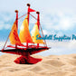 Seashell Boat Lamp | Made of Real Melo Shell
