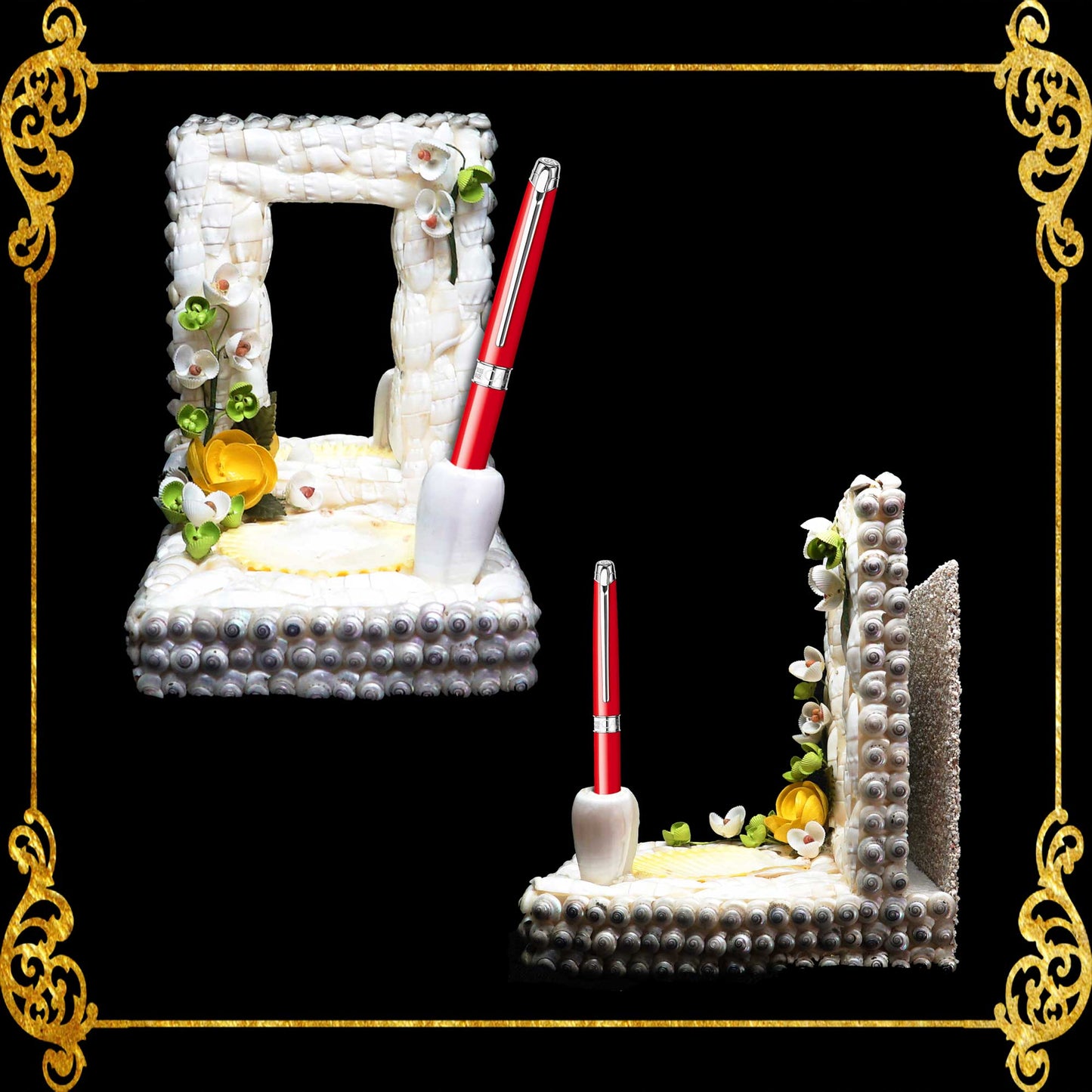 Pen Holder | Mirror and Paper Stand