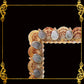 Seashell Mirror Frame | Macarense & Short Abalone with Assorted Shells