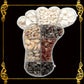 Seashell Bead Set in Baby Foot Shape Plastic Organizer