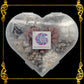 Seashell Bead Set in Heart Shape Plastic Organizer