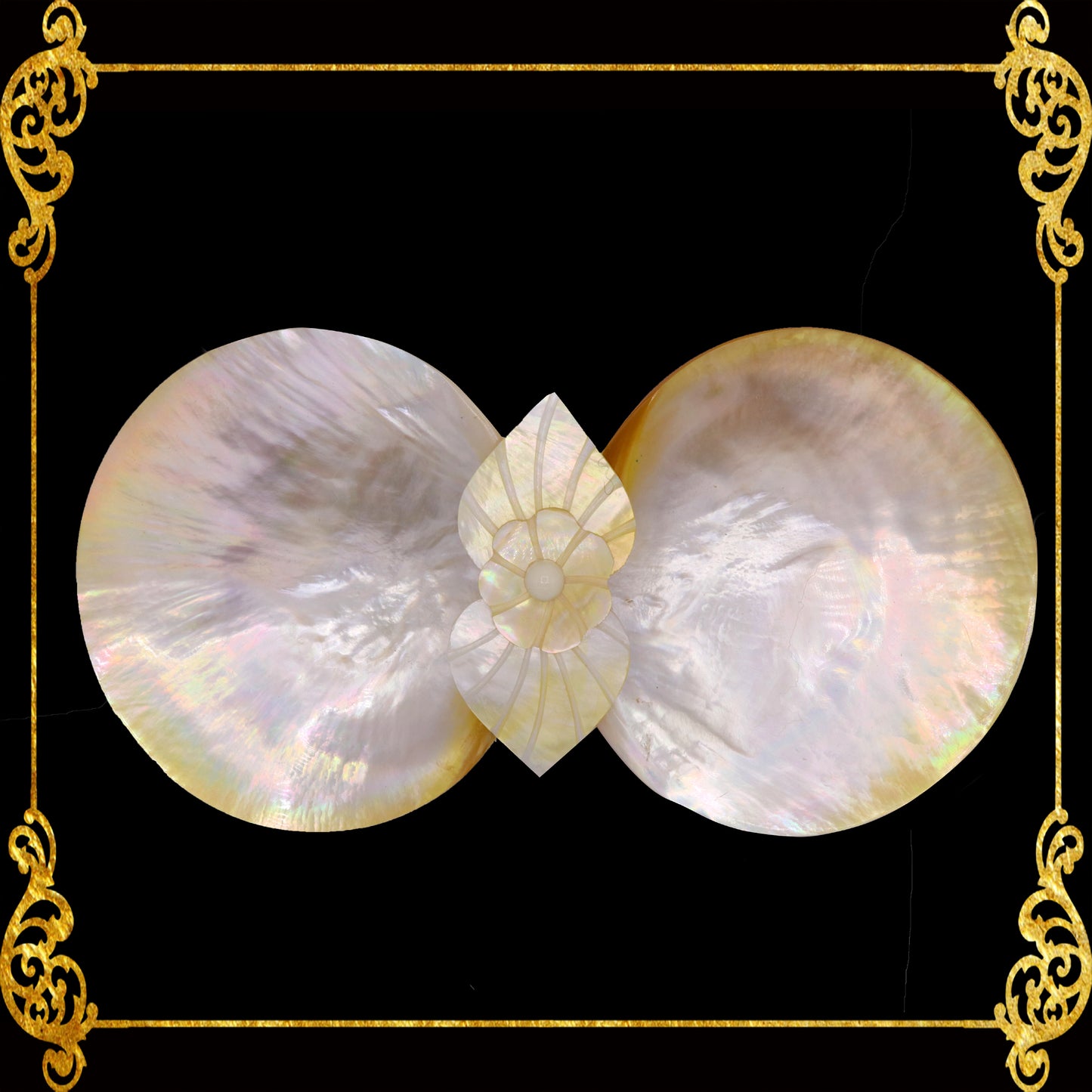Mother of Pearl Flower Dish & Trinket Tray