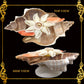 Fasciolara Shell | Floral Soap Dish & Trinket Tray | 2 Disc