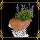 Tona Galea Shell Floral Planter Bowl & Decorative Centerpiece