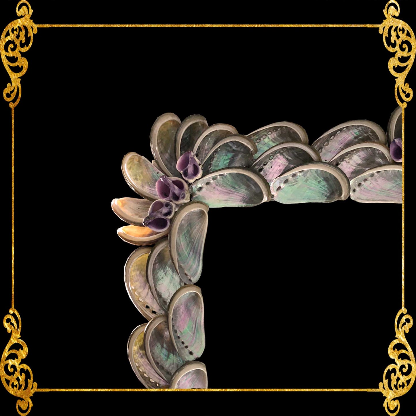 Seashell Mirror Frame | Abalone w/ Cebu Beauty Cut