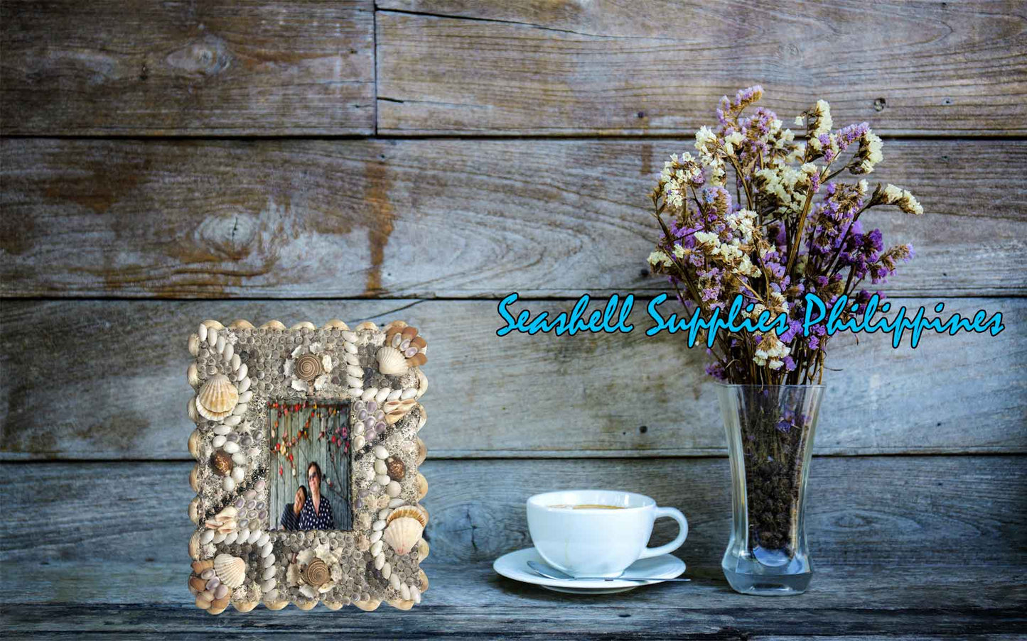 Seashell Frame | Assorted Shell - Picture Frame