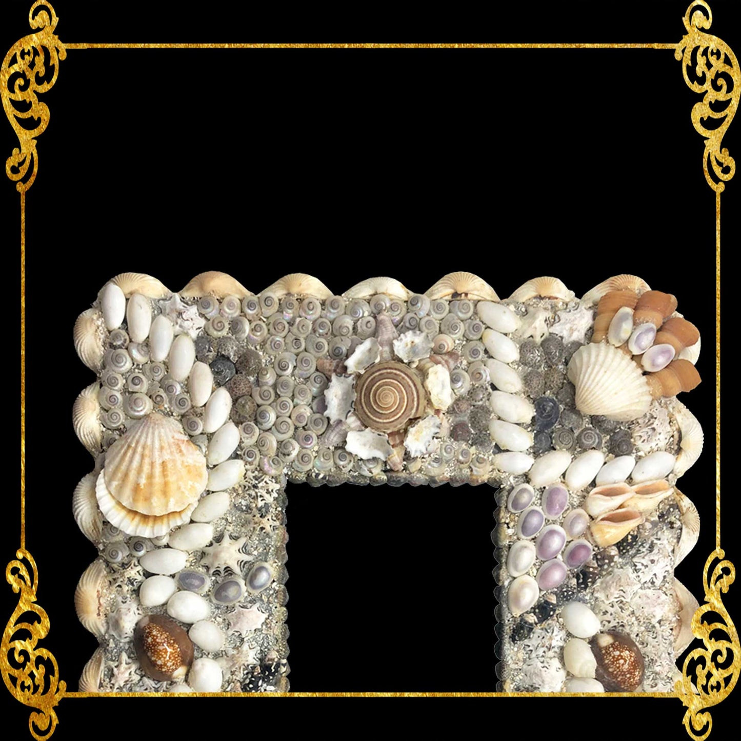 Seashell Frame | Assorted Shell - Picture Frame