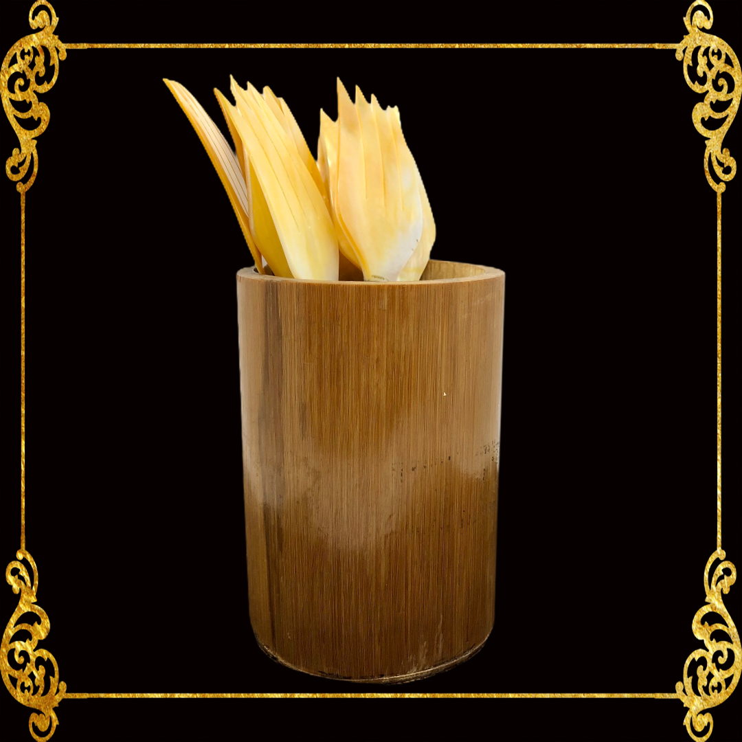 Fork MOP Seashells with Wooden Kamagong Handle