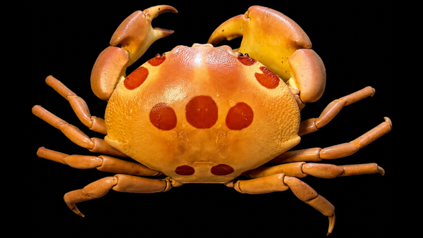 Seven-Eleven Crab (Carpilius maculatus) | Preserved Crab Specimen | Real Spotted Reef Crab
