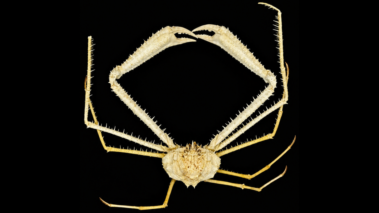 Spider Crab (Pleistacantha moseleyi) | Preserved Crab Specimen | Real Deep-water Spider Crab