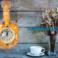Seashell Guitar Wall Clock