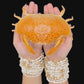 Red-spotted Box Crab (Calappa calappa) | Smooth Preserved Crab Specimen | Real Marine Crab
