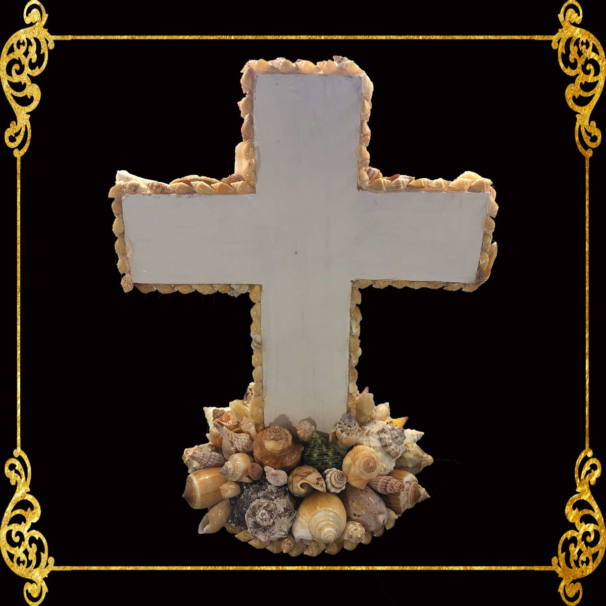 Seashell Crucifix