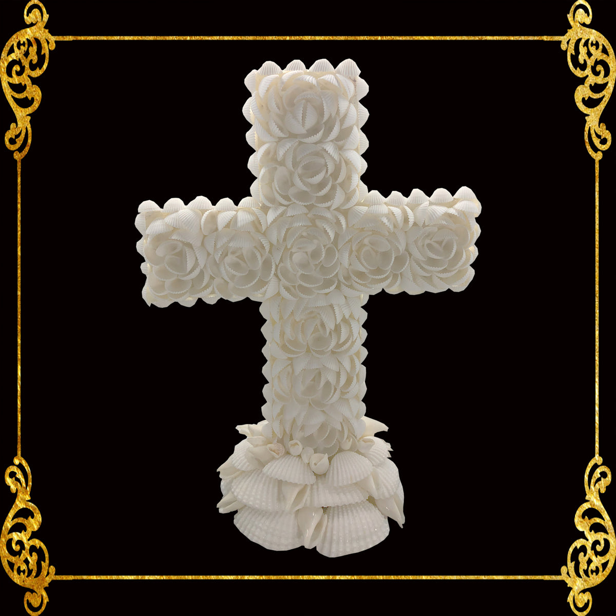 Seashell Crucifix