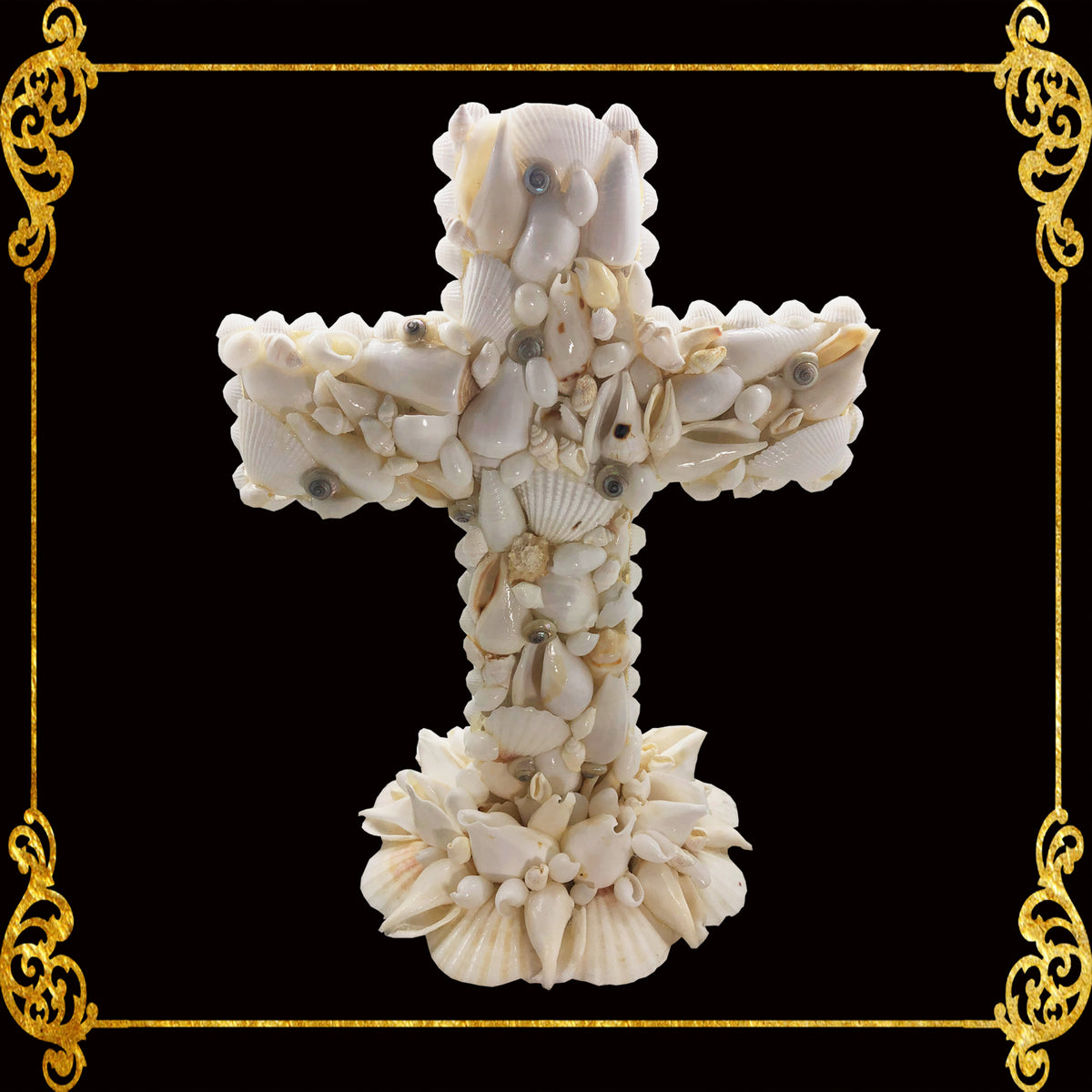 Seashell Crucifix