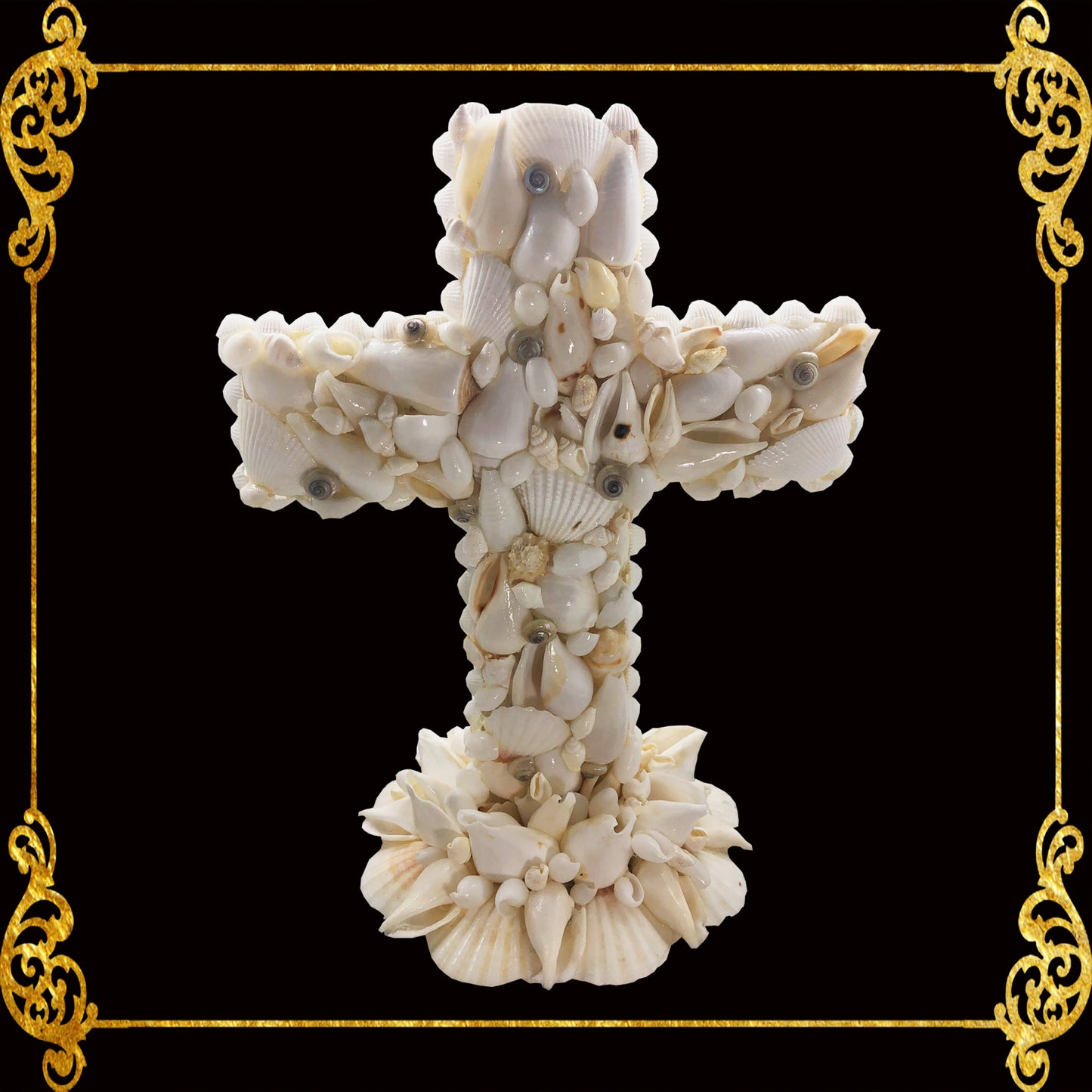 Seashell Crucifix