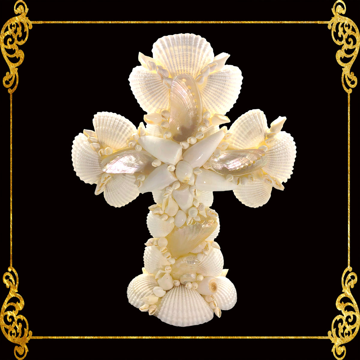 Seashell Crucifix